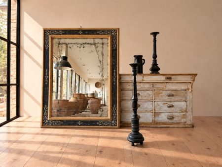 Large Italian Architectural Mirror with Baroque Decoration