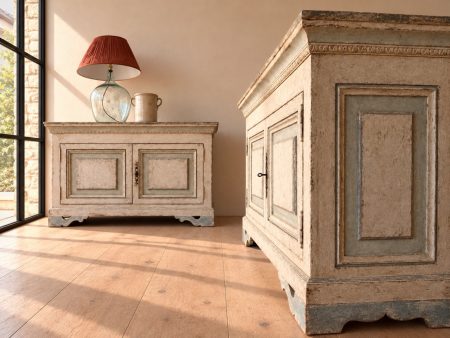 Italian Painted Sideboards Made from 18th-Century Timber