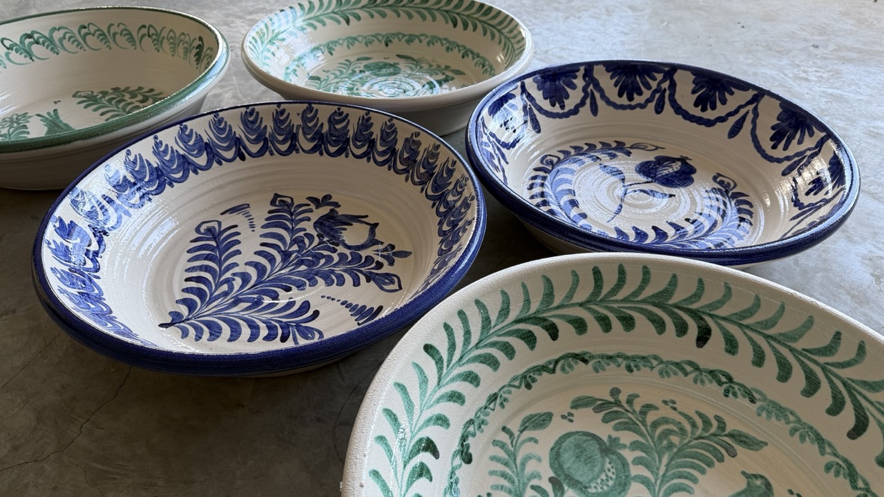 50 cm Spanish Librillo Serving Bowls 20th Century - Image 2
