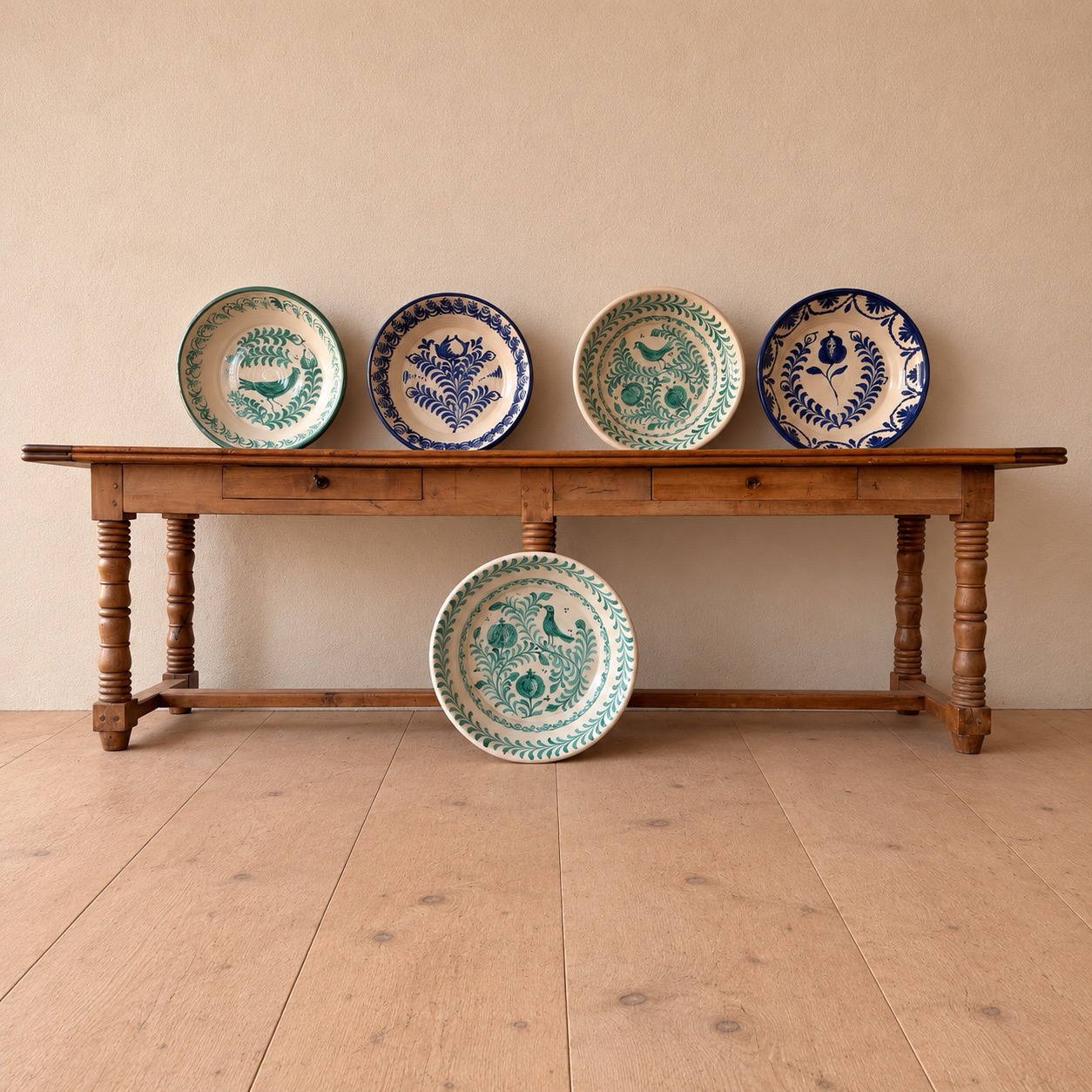 50 cm Spanish Librillo Serving Bowls 20th Century - Image 3