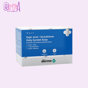The Derma Co Kojic Acid + Glutathione Daily Syndet Soap with L-Glutathione & Alpha Arbutin