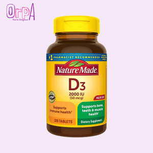 Nature Made Vitamin D3 2000 IU (50 mcg) - 220 Tablets