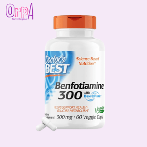 Doctor's Best Benfotiamine 300 with BenfoPure