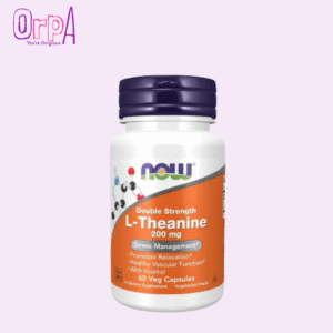 NOW Foods Supplements, L-Theanine 200 mg with Inositol, Stress Management, 60 Veg Capsules