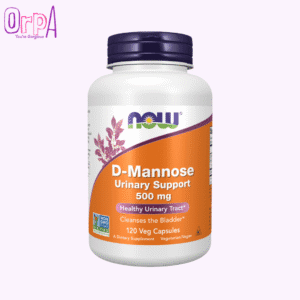 NOW Foods D-Mannose Urinary Support 500 mg - 120 Veg Capsules