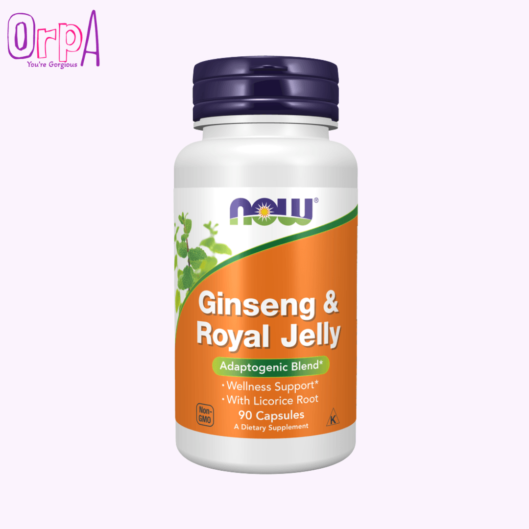 NOW Foods Ginseng & Royal Jelly - 90 Capsules