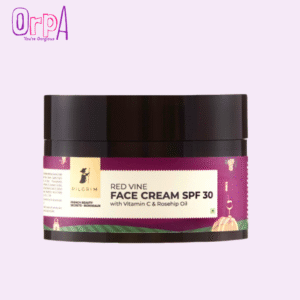 PILGRIM French Red Vine Face Cream with SPF 30 Sunscreen, Combination Skin Men & Women 50g