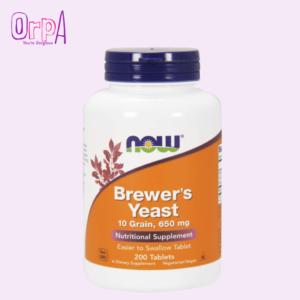 NOW Foods Brewer's Yeast Supplement 650mg 200 Tablets