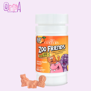 21st Century Zoo Friends with Extra C 60 Chewable Tablets
