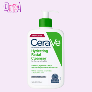CeraVe Hydrating Facial Cleanser, Moisturizing Face Wash for Dry Skin 16FL OZ 473 ml
