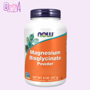 NOW Magnesium Bisglycinate Powder Enzyme Function Nervous System Support 227g