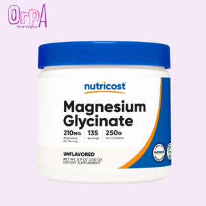 Nutricost Magnesium Glycinate Powder (250 Grams) (Unflavored)