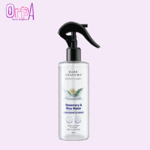 Bare Anatomy Nature X Science Rosemary Water Spray For Hair Growth & Thickness With Rice Water 100% Natural ExtractSoft & Smooth HairControls Hairfall & Adds ShineNon-Greasy & Fast Absorbing 200 Ml