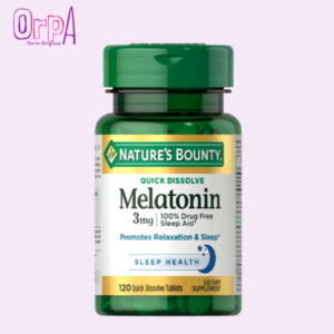Nature's Bounty Melatonin 3 mg 120 Quick Dissolve Tablets