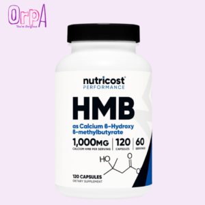 Nutricost HMB (Beta-Hydroxy Beta-Methylbutyrate) 1000mg (120 Capsules) - 500mg Per Capsule, 60 Servings