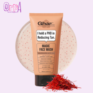 Ghar Soaps Magic De-Tan Face wash With Saffron & Glutathione 100ml