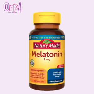 Nature Made Melatonin 3mg Sleep Aids for Adults 240 Tablets