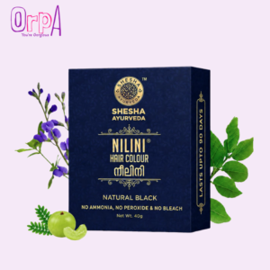 SHESHA AYURVEDA Nilini Hair Colour, Natural Black Colour (40g)
