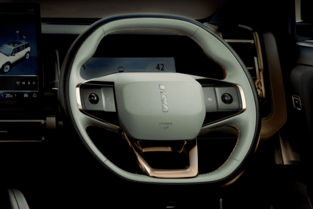 Setir Multifitur Berlapis Kulit Premium