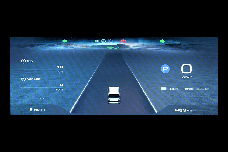 full-color-meter-cluster new air ev