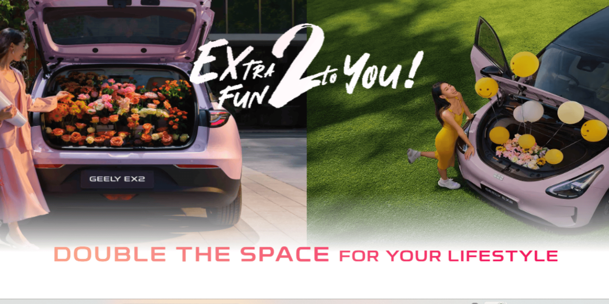 Hero Banner Geely EX2