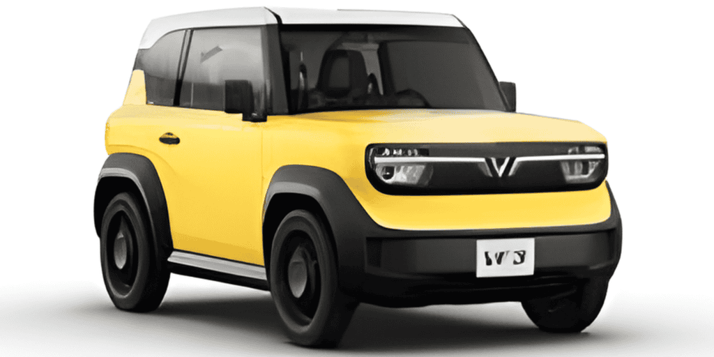 Vinfast VF 3 summer yellow