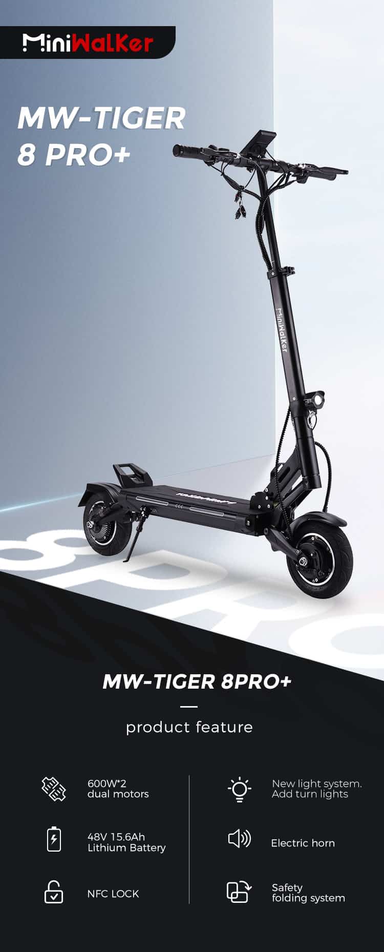 hulajnoga elektryczna MiniWalker 8 pro plus