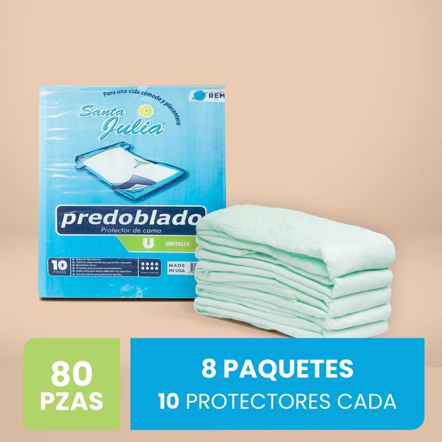 Sábana Protectora de Superficies - Predoblado - 80 piezas - Unitalla
