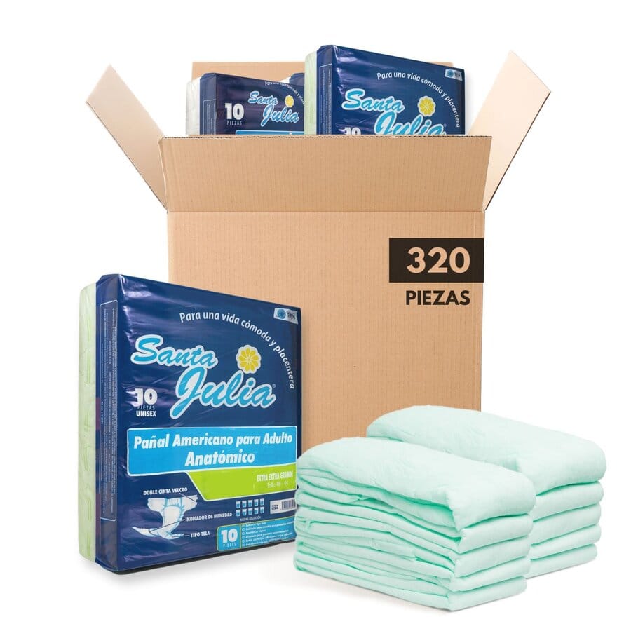 Pañales Desechables para Adulto, hombres y mujeres 320 Unid - Disponible en todas las tallas