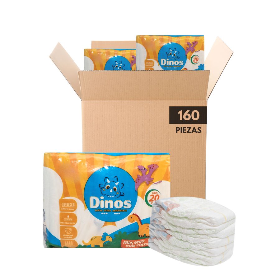 Pañal Americano Desechable para Bebe - 160 pzs - Disponible en todas las etapas