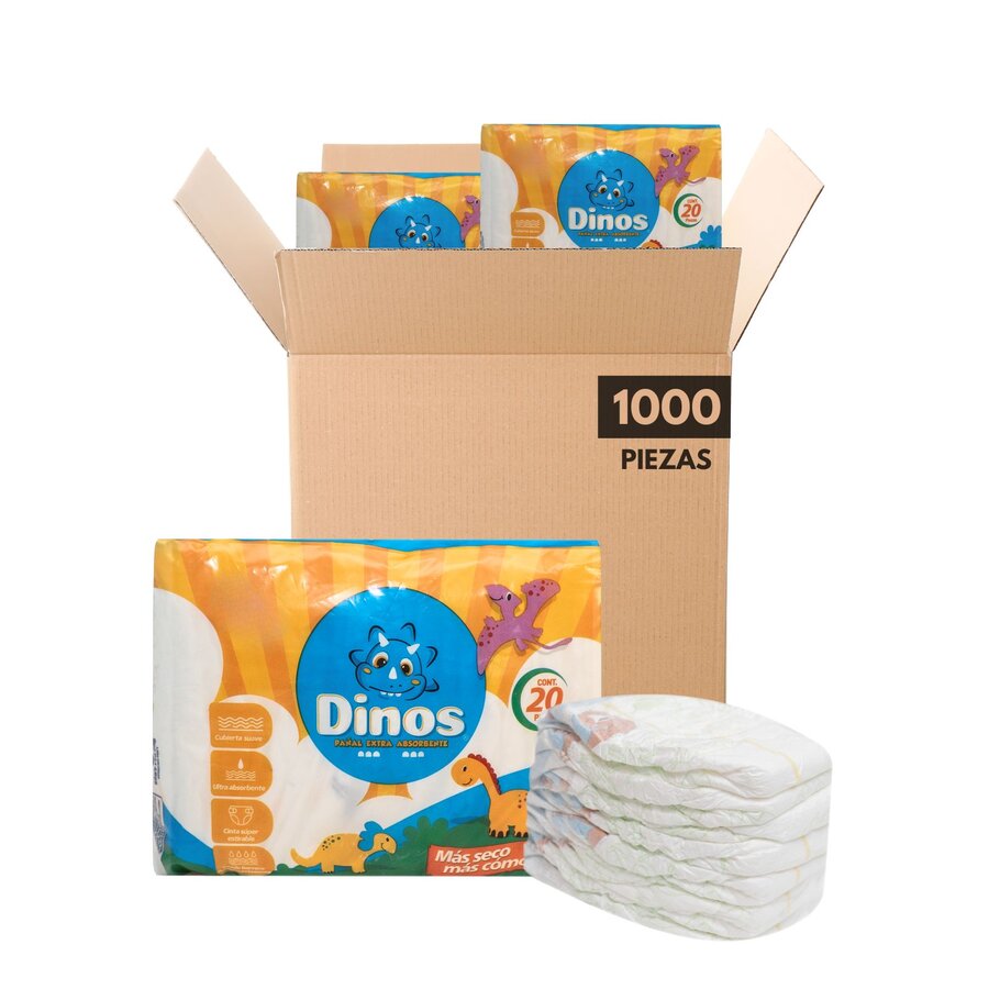 Pañal Americano Desechable para Bebe - 1000 pzs - Disponible en todas las etapas