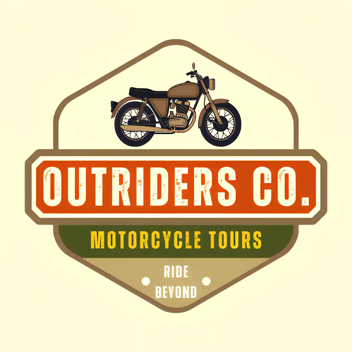 Vintage motorcycle for outdoor adventure rides.