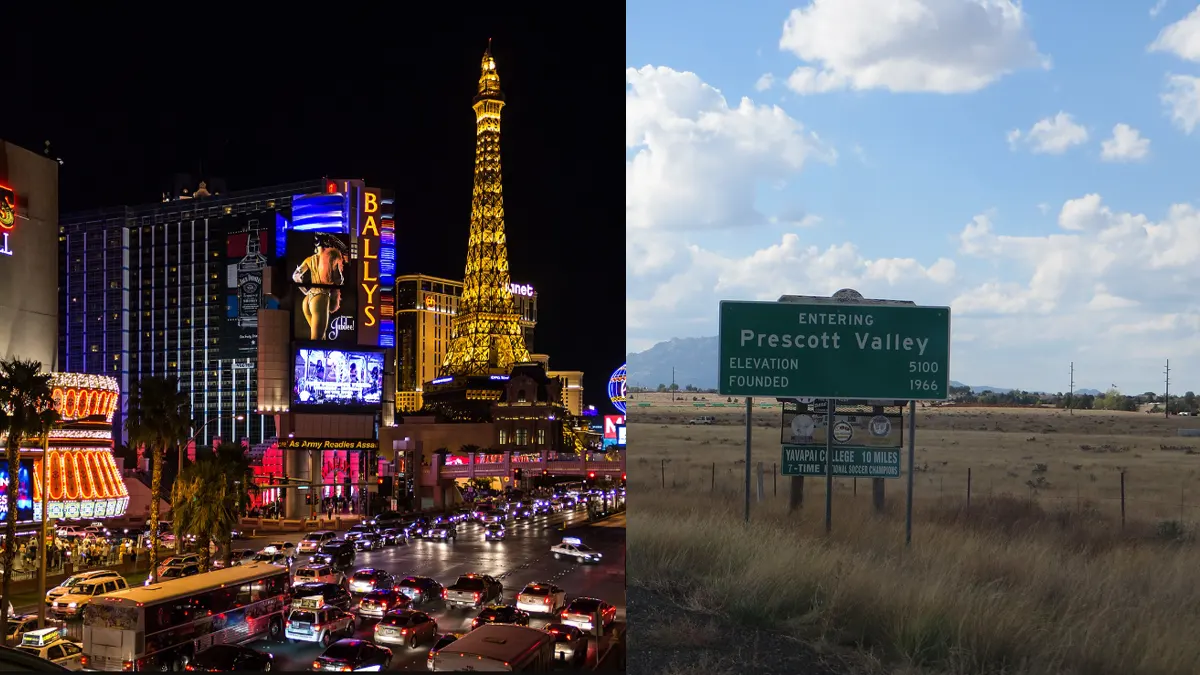Las Vegas to Prescott Valley