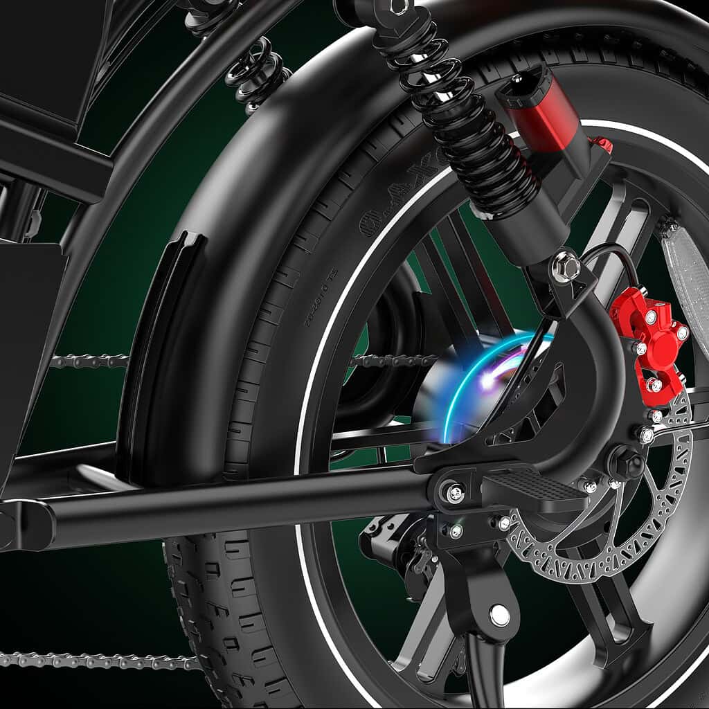 Rower elekktryczny OVIVO HYPER GO tylne światło