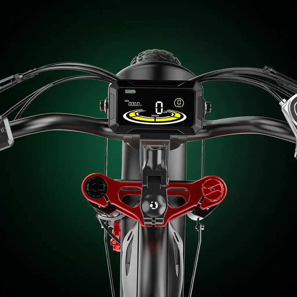 Rower elekktryczny OVIVO HYPER GO Wyświetlacz