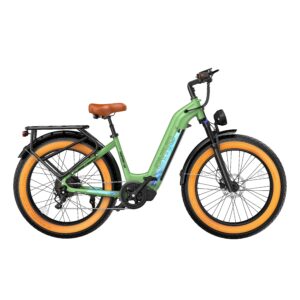 Rower elektryczny OVIVO V6 zielony