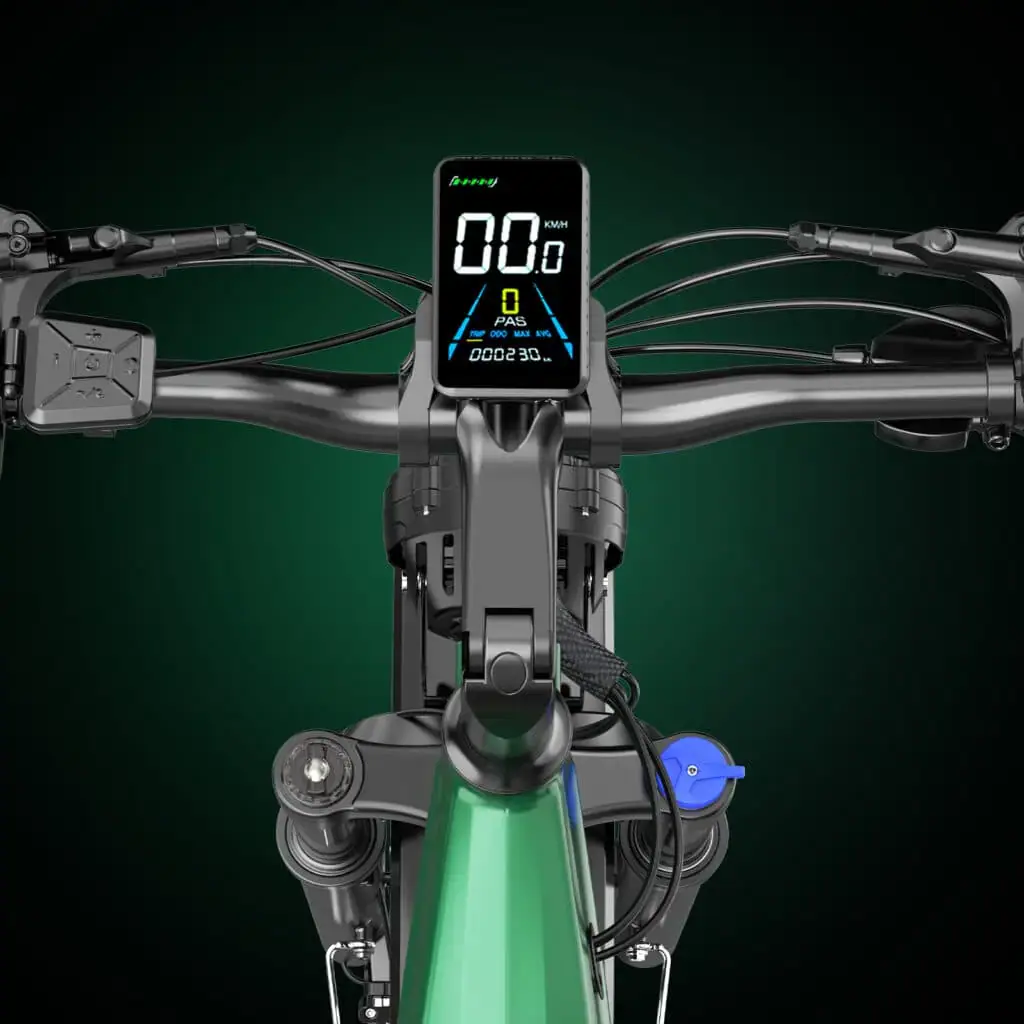 Rower elektryczny OVIVO HYPER V6 PRO wyświetlacz