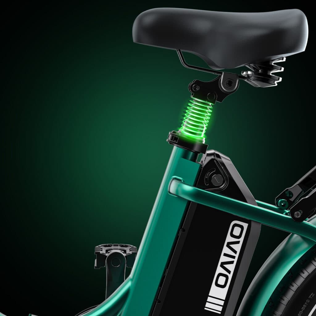 Rower elektryczny OVIVO NEO C2 amortyzacja
