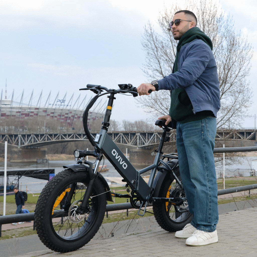 Rower elektryczny OVIVO NEO C1 PRO szary