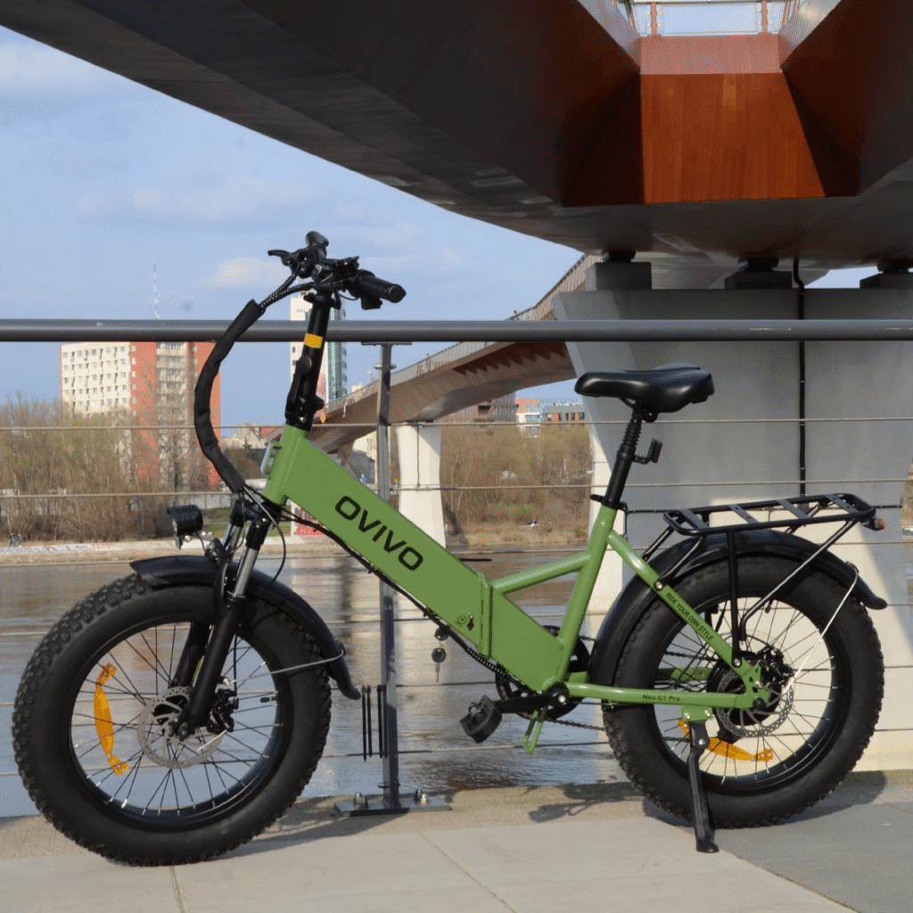 Rower elektryczny OVIVO NEO C1 PRO zielony