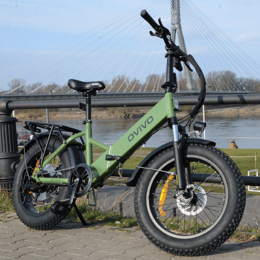 Rower elektryczny OVIVO NEO C1 PRO zielony