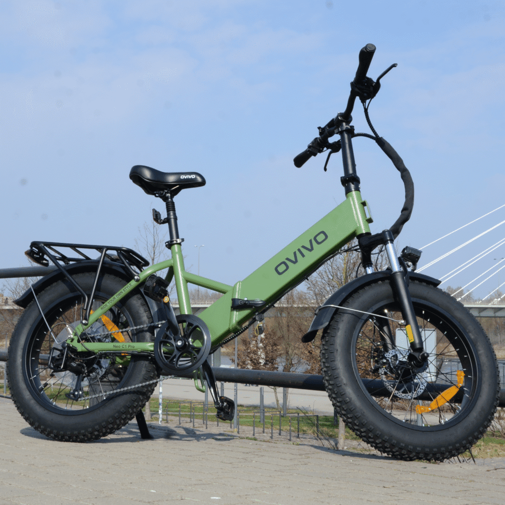 Rower elektryczny OVIVO NEO C1 PRO zielony