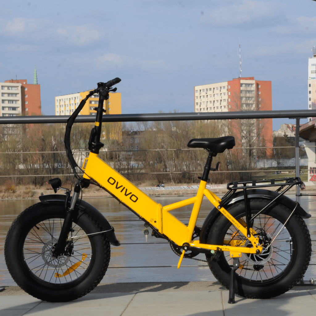 Rower elektryczny OVIVO NEO C1 PRO żółty