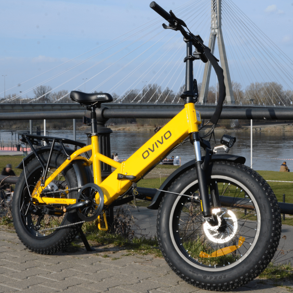 Rower elektryczny OVIVO NEO C1 PRO żółty