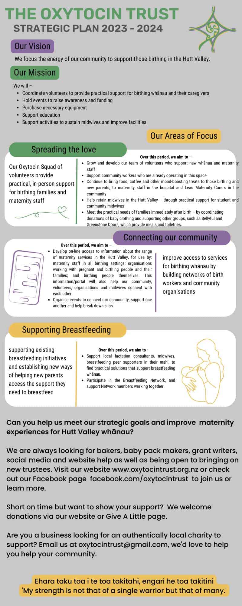 Oxytocin Trust Strategic Plan