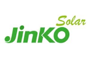 Jinko Solar logo, featuring green text, representing a leading brand in solar energy solutions, relevant to Ozora's offerings of advanced renewable energy systems.