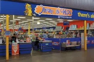 Cheap as Chips retail store with electrical fitout