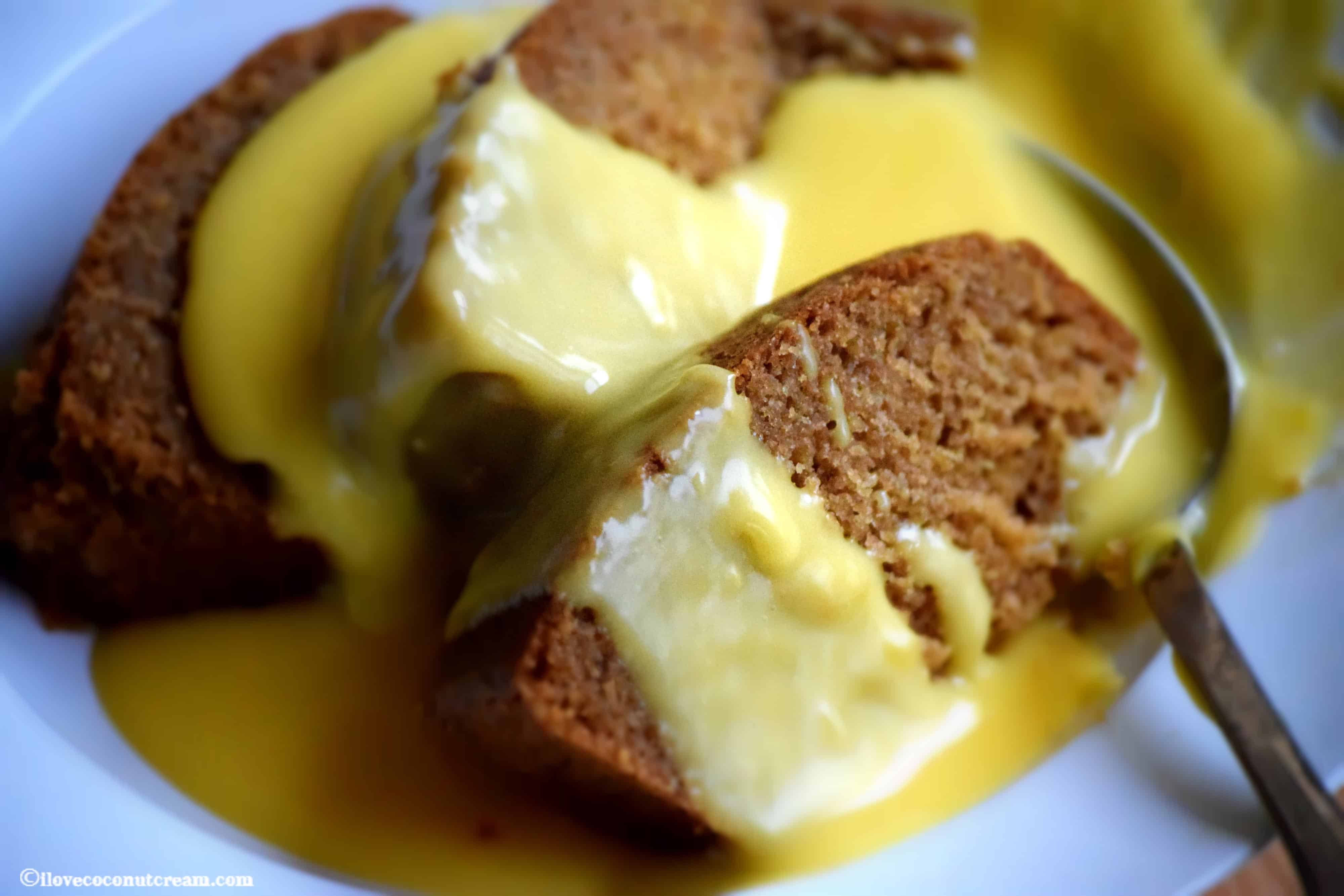 Purini or Fijian Coconut Steam Pudding Recipe