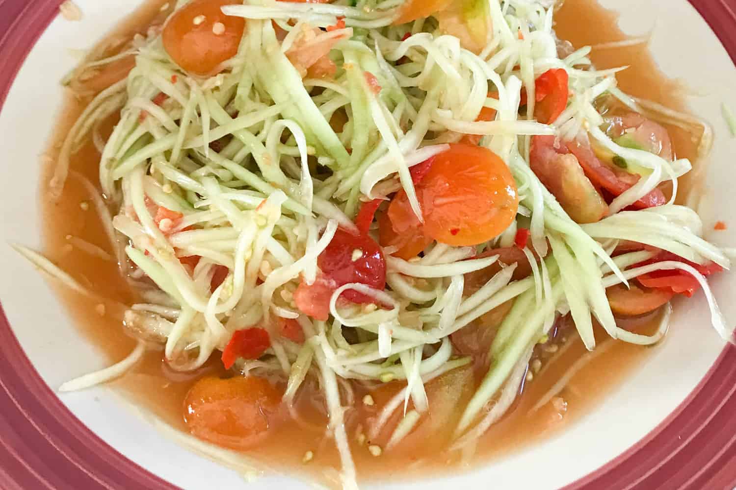 Papaya Salad Recipe (Pacific Island Style)