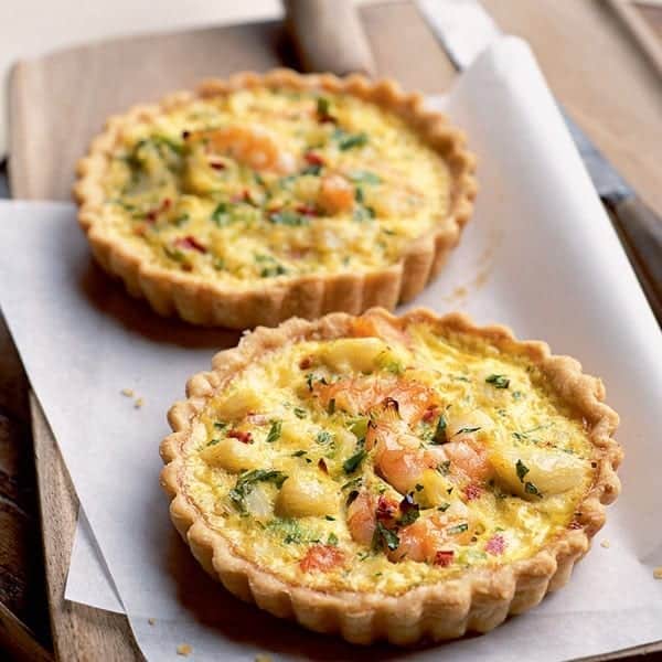 Seafood Spinach Quiche Recipe